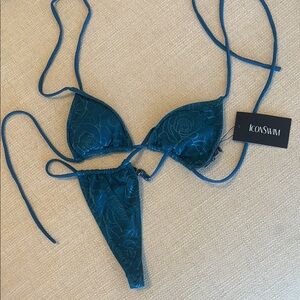 Teal Bikini Set